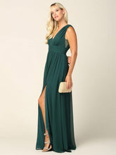 Load image into Gallery viewer, Sicily V-Neck Front and Back Grecian Chiffon Dress
