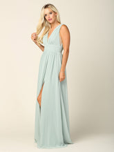 Load image into Gallery viewer, Sicily V-Neck Front and Back Grecian Chiffon Dress
