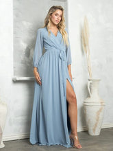 Load image into Gallery viewer, Diane Balloon Sleeve Chiffon Dress
