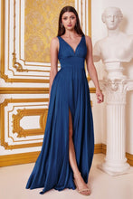 Load image into Gallery viewer, Trieste Grecian Soft Satin A-Line Dress
