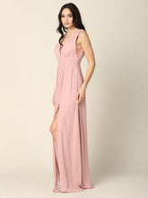 Load image into Gallery viewer, Sicily V-Neck Front and Back Grecian Chiffon Dress
