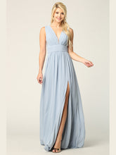 Load image into Gallery viewer, Sicily V-Neck Front and Back Grecian Chiffon Dress
